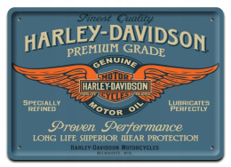 HARLEY DAVIDSON METALOWY SZYLD PLAKAT RETRO #07926