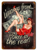 POKER METALOWY SZYLD PLAKAT OBRAZEK VINTAGE #01225