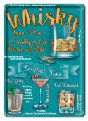 WHISKEY PLAKAT METALOWY SZYLD RETRO RETRO #07301