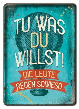 METALOWY SZYLD PLAKAT VINTAGE RETRO VINTAGE #06999