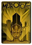 METROPOLIS PLAKAT METALOWY SZYLD OBRAZEK #20390