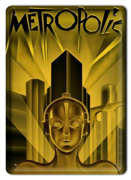 METROPOLIS PLAKAT METALOWY SZYLD OBRAZEK #20390