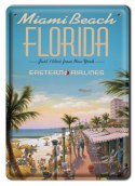 MIAMI PLAKAT METALOWY SZYLD VINTAGE RETRO #00595