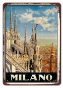 MILANO PLAKAT METALOWY SZYLD OBRAZEK RETRO #20140