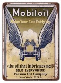 MOBILOIL METALOWY SZYLD PLAKAT OBRAZEK RETRO #06172