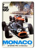 MONACO TABLICZKA METALOWY SZYLD PLAKAT #08110
