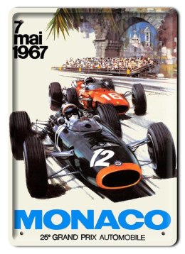 MONACO TABLICZKA METALOWY SZYLD PLAKAT #08110