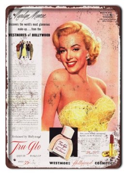 MONROE PLAKAT METALOWY SZYLD BLASZKA RETRO #06357