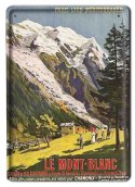 MONT BLANC METALOWY SZYLD PLAKAT RETRO #08586