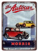 MORRIS AUTO PLAKAT METALOWY SZYLD RETRO #07603