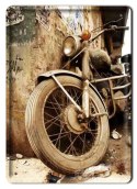 MOTOCYKL METALOWY SZYLD PLAKAT RETRO #01830