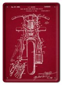 MOTOCYKL METALOWY SZYLD PLAKAT VINTAGE #01748