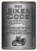 MOTOCYKL PLAKAT METALOWY SZYLD RETRO VINTAGE #10252