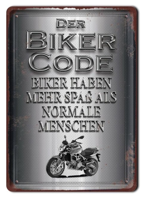 MOTOCYKL PLAKAT METALOWY SZYLD RETRO VINTAGE #10254