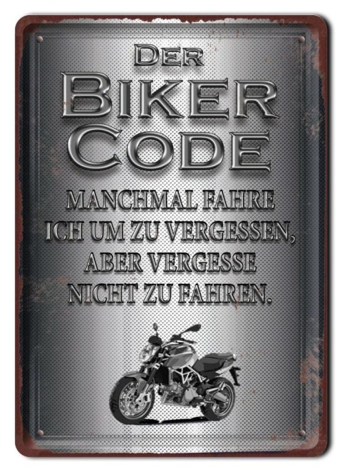 MOTOCYKL PLAKAT METALOWY SZYLD RETRO VINTAGE #10255