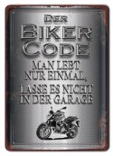 MOTOCYKL PLAKAT METALOWY SZYLD RETRO VINTAGE #10256