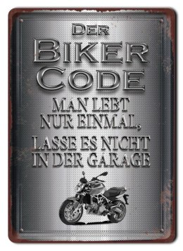 MOTOCYKL PLAKAT METALOWY SZYLD RETRO VINTAGE #10256