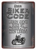 MOTOCYKL PLAKAT METALOWY SZYLD RETRO VINTAGE #10257