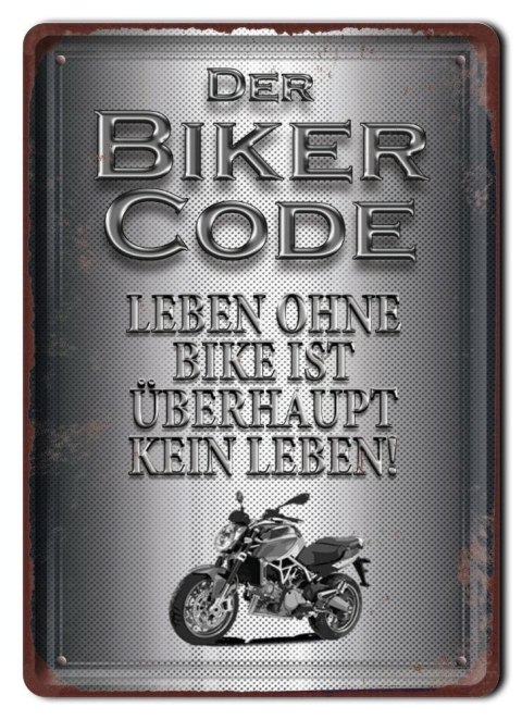 MOTOCYKL PLAKAT METALOWY SZYLD RETRO VINTAGE #10257