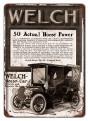 MOTOR-CAR METALOWY SZYLD PLAKAT RETRO #06327
