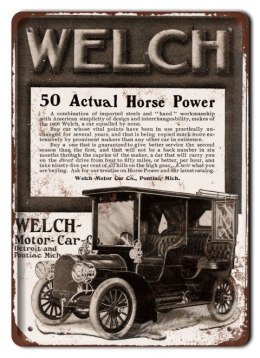 MOTOR-CAR METALOWY SZYLD PLAKAT RETRO #06327