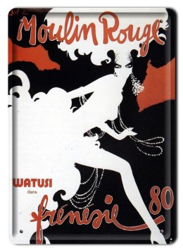 MOULIN ROUGE METALOWY SZYLD PLAKAT RETRO #08461