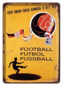 MUNDIAL 1958 METALOWY SZYLD VINTAGE RETRO #09298