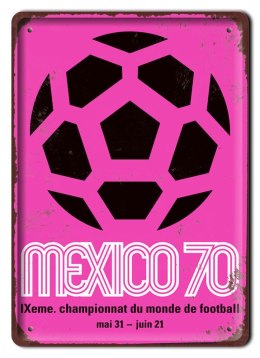MUNDIAL 1970 METALOWY SZYLD VINTAGE RETRO #09303