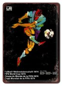 MUNDIAL 1974 METALOWY SZYLD VINTAGE RETRO #09304