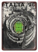 MUNDIAL 1990 METALOWY SZYLD VINTAGE RETRO #09308