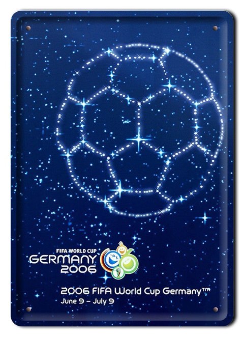 MUNDIAL 2006 METALOWY SZYLD VINTAGE RETRO #09312