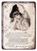 MYDŁO PLAKAT METALOWY SZYLD RETRO VINTAGE #11258