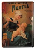 NESTLE METALOWY SZYLD OBRAZEK VINTAGE RETRO #02826