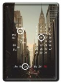 NEW YORK KALENDARZ METALOWY SZYLD RETRO #06430