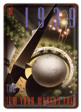 NEW YORK METALOWY SZYLD BLASZKA PLAKAT RETRO #06361