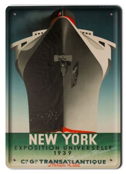 NEW YORK METALOWY SZYLD PLAKAT RETRO #01905