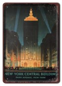 NEW YORK METALOWY SZYLD PLAKAT VINTAGE RETRO #09154