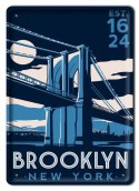 NEW YORK METALOWY SZYLD PLAKAT VINTAGE RETRO #09156