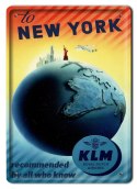 NEW YORK METALOWY SZYLD PLAKAT VINTAGE RETRO #09719