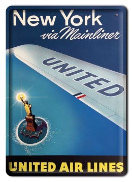 NEW YORK TABLICZKA METALOWY SZYLD RETRO #07497