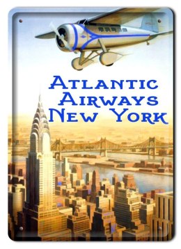 NEW YORK TABLICZKA METALOWY SZYLD RETRO #07608