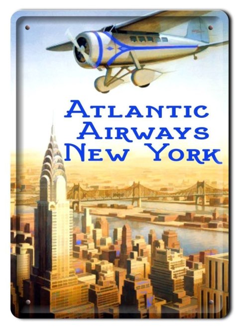 NEW YORK TABLICZKA METALOWY SZYLD RETRO #07608