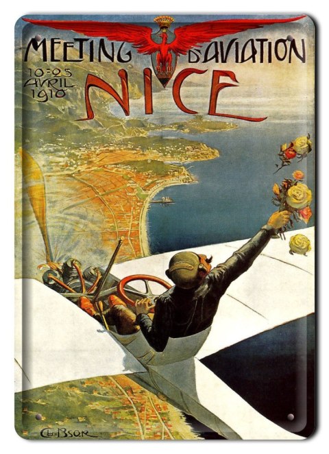 NICEA METALOWY SZYLD PLAKAT RETRO VINTAGE #07951