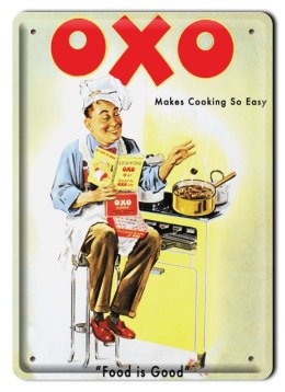 OXO PLAKAT METALOWY SZYLD RETRO #00690