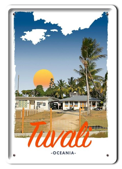 OCEANIA PLAKAT METALOWY SZYLD OBRAZEK #20412