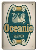 OCEANIC METALOWY SZYLD PLAKAT OBRAZEK RETRO #05043