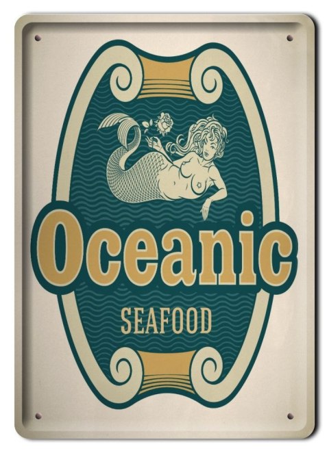 OCEANIC METALOWY SZYLD PLAKAT OBRAZEK RETRO #05043