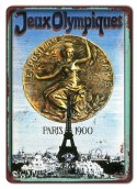 OLIMPIADA METALOWY SZYLD VINTAGE RETRO #09570