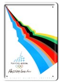 OLIMPIADA METALOWY SZYLD VINTAGE RETRO #09612