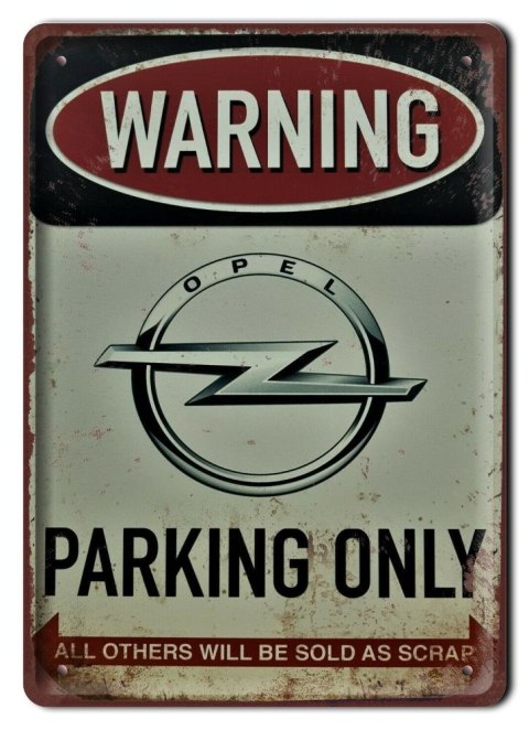 OPEL PLAKAT METALOWY SZYLD OBRAZEK RETRO #20092